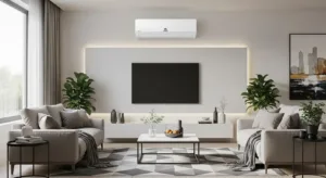 Ar-condicionado-Gree-instalado-em-uma-sala-de-estar-moderna-300x164 Loja Da Esquina - Antes de Comprar veja nossos Reviews, pesquise por Celular, tv, Airfryer e muito mais.