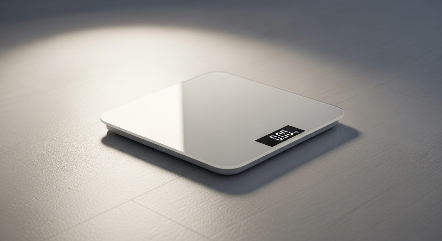 Balança de bioimpedância Xiaomi em 2025, mostrando o monitoramento de peso e saúde pelo aplicativo, analisando se a compra vale a pena.
