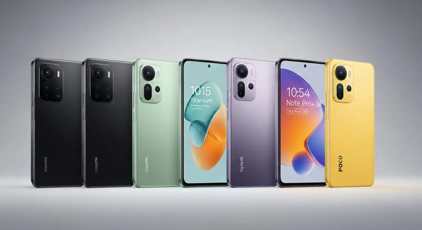 Comparativo dos melhores celulares Xiaomi para comprar no Brasil em 2025, analisando modelos intermediários e topo de linha.