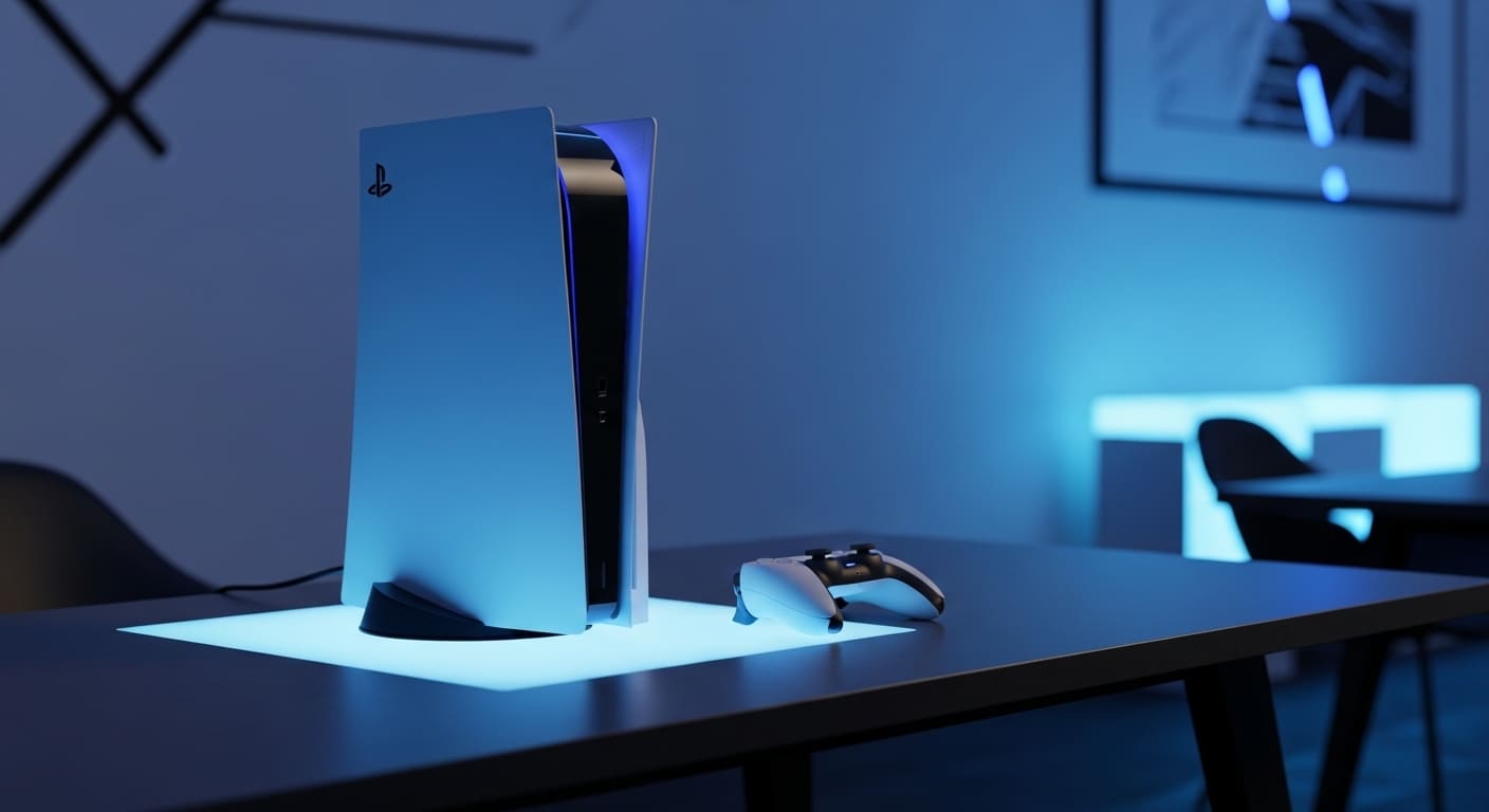 Alerta de compra para o Playstation em 2025, aconselhando o leitor a esperar pelo PS5 Pro ou uma nova versão do console.