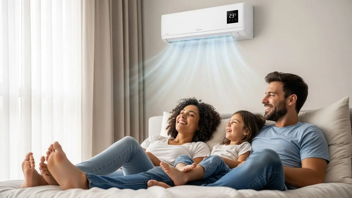 Comparativo dos melhores ar condicionado de 2025 no Brasil, destacando tecnologias Inverter e WindFree.